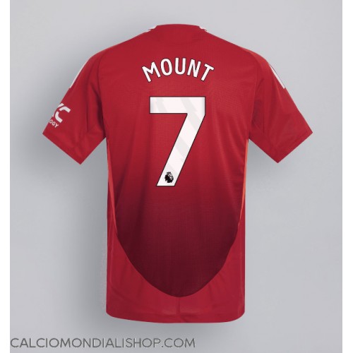 Maglie da calcio Manchester United Mason Mount #7 Prima Maglia 2024-25 Manica Corta